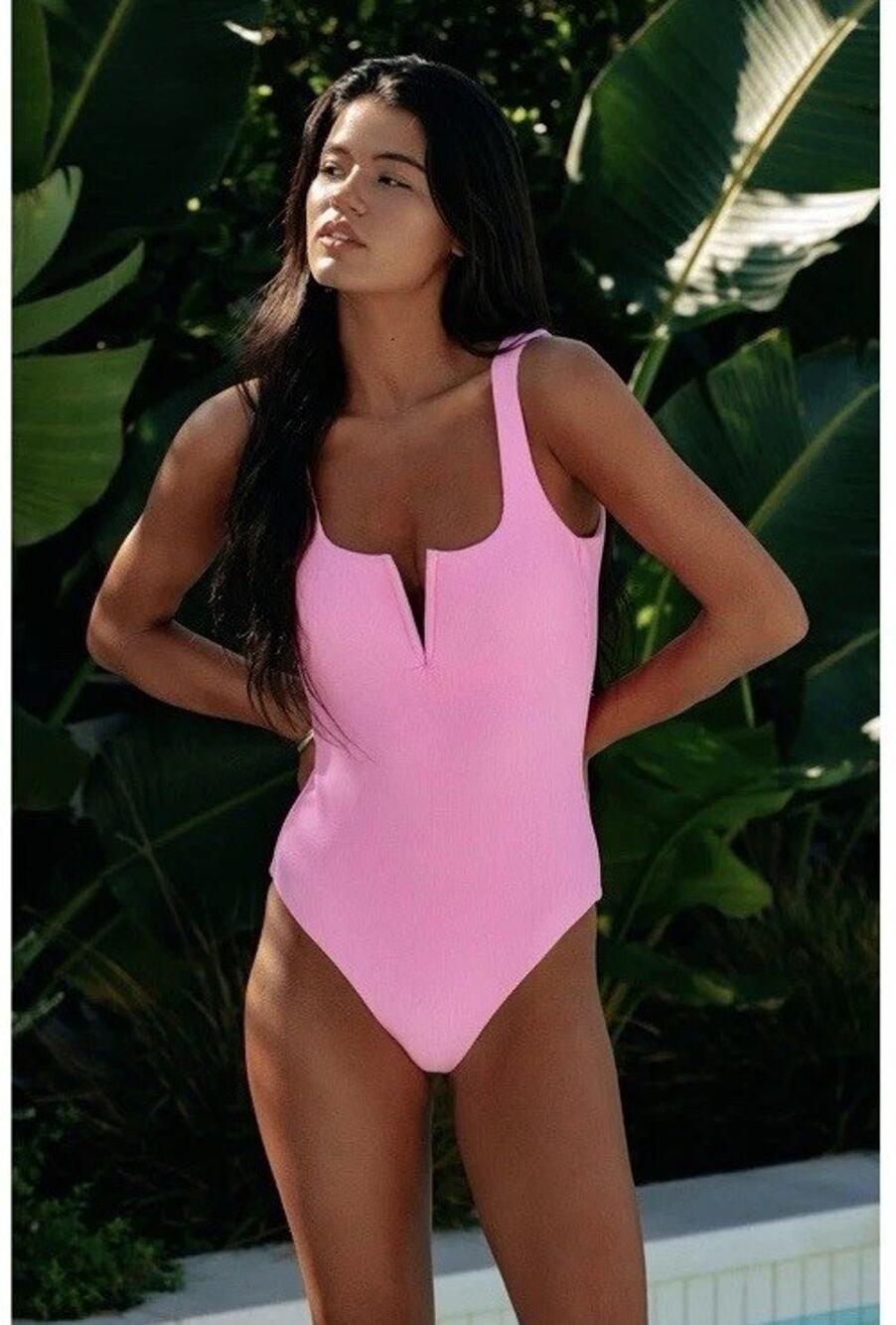 Beachriot TROPEZ ONE PIECE PRISM PINK Sz S NEW $178